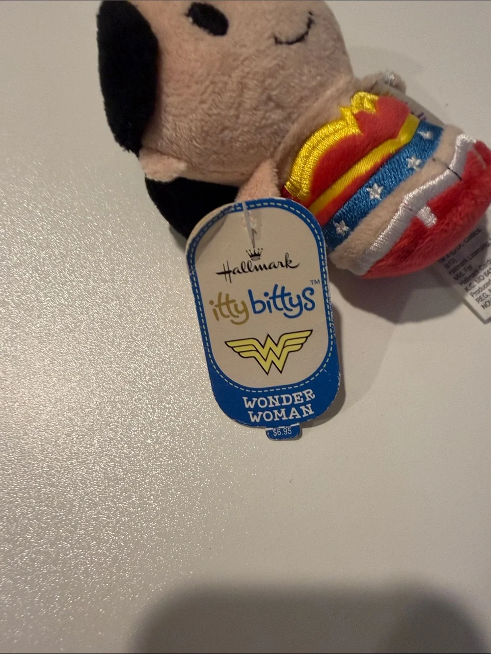 Hallmark Wonder Woman Tiny Bittys Plush - Red Blue Gold
